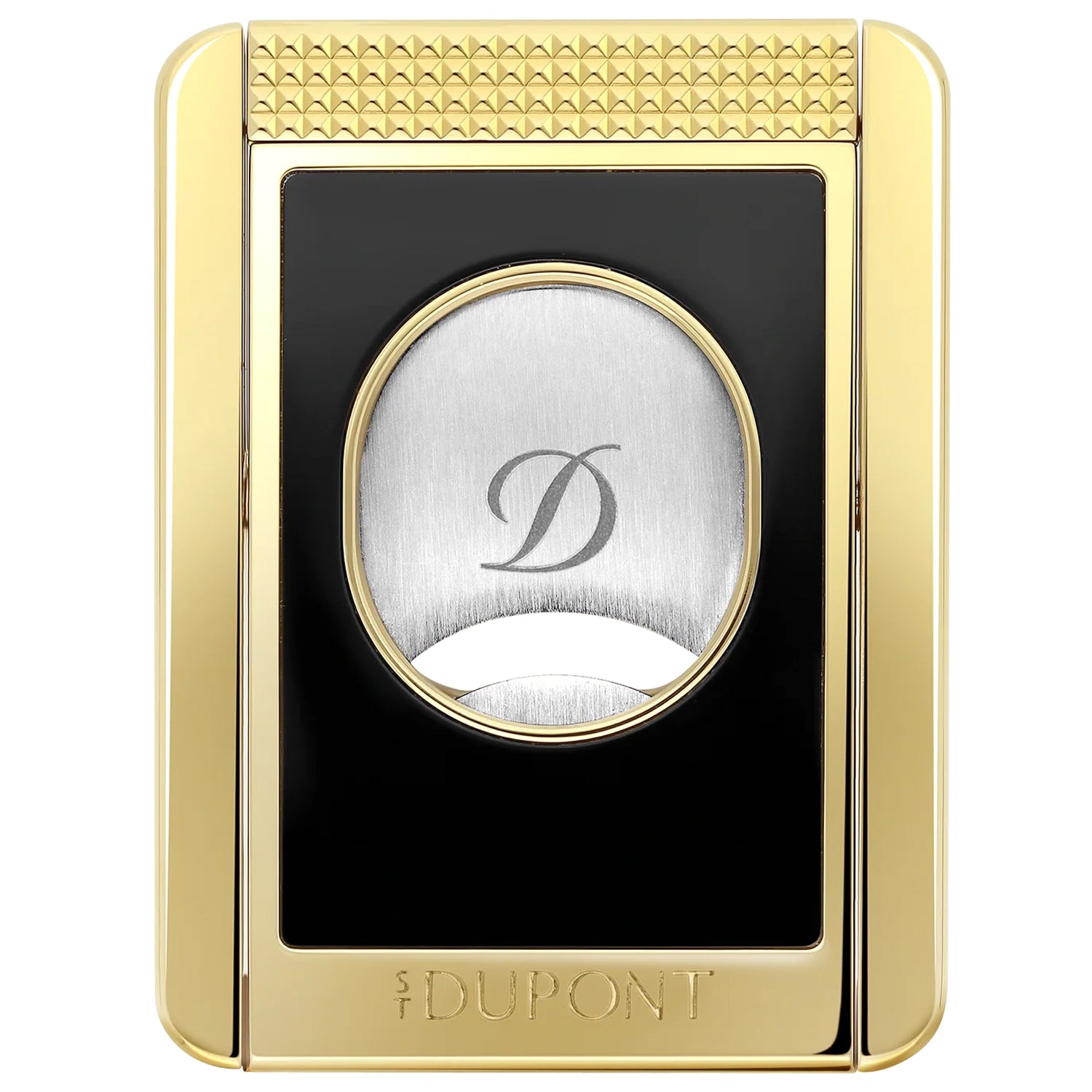 S.T. Dupont Black & Gold Cigar Cutter Stand | KirbyAllison.com