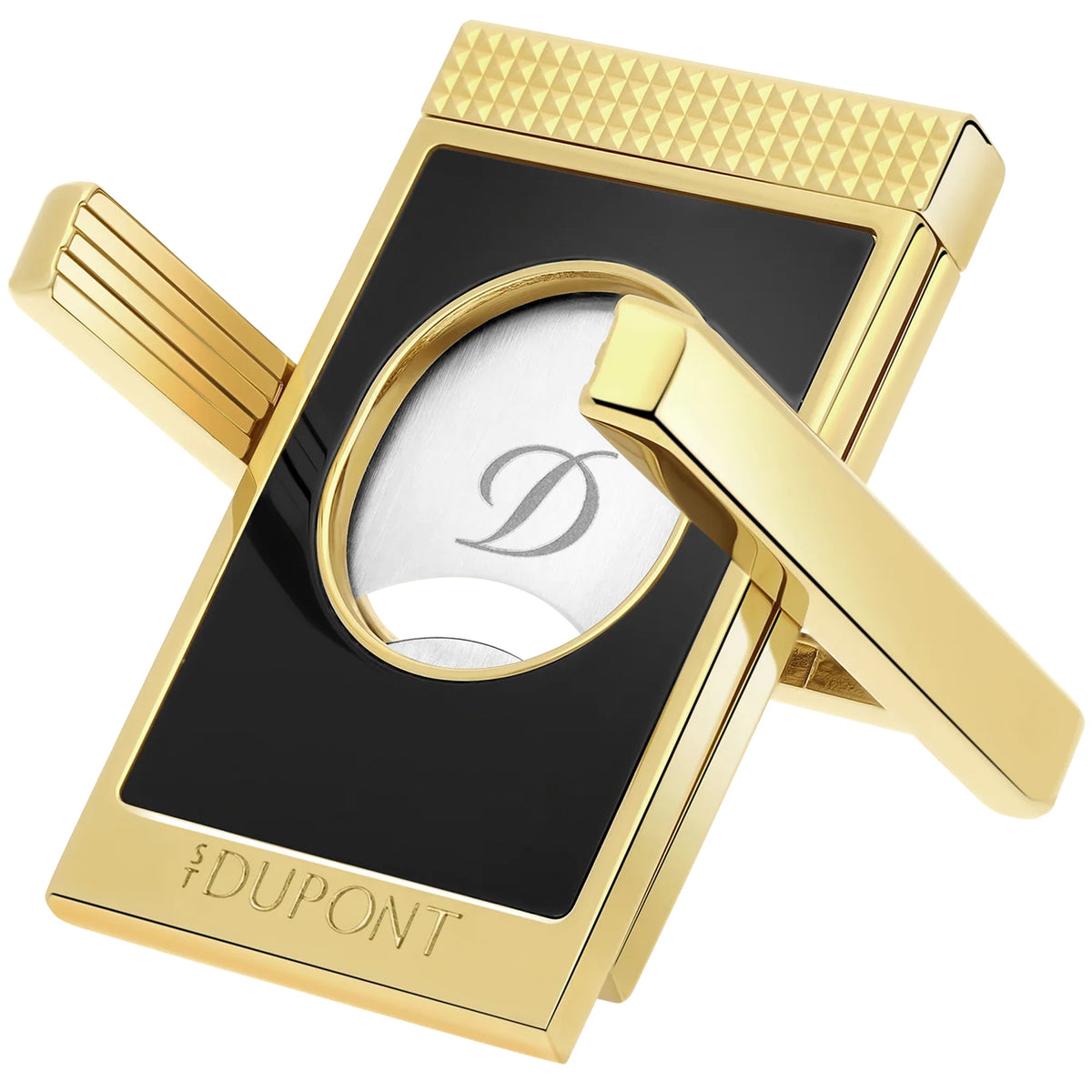 S.T. Dupont Black & Gold Cigar Cutter Stand