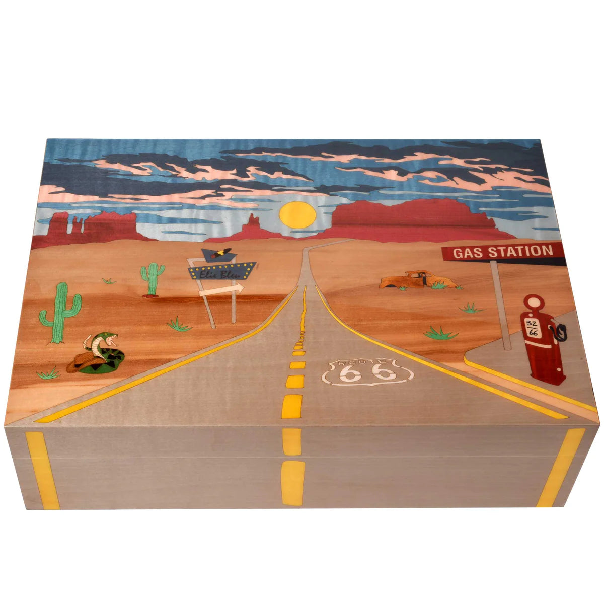 Elie Bleu Route 66 Dawn Limited Edition Humidor (110 Cigars)