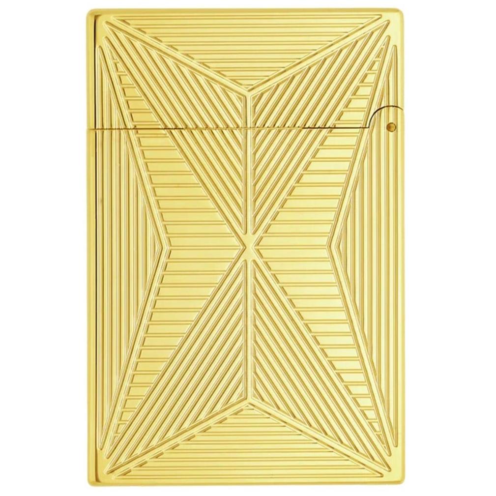 S.T. Dupont Fire X Small Gold Line 2 Lighter | KirbyAllison.com