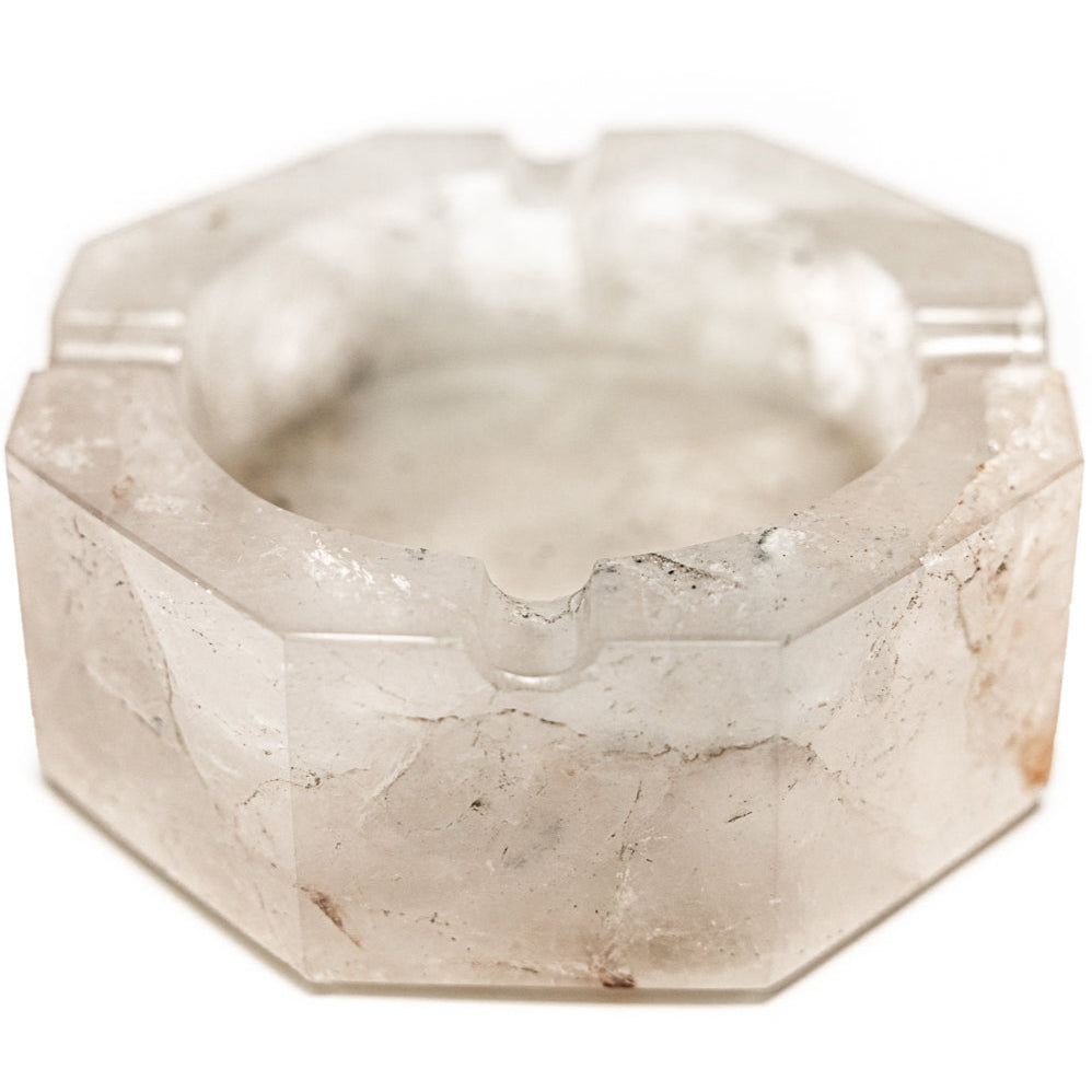 Kirby Allison Natural Quartz Cigar Ashtray | KirbyAllison.com