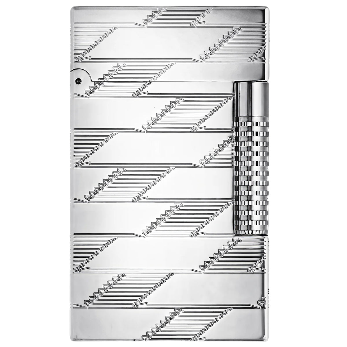 S.T Dupont Le Grand Monogram 1872 Palladium Guilloche Lighter 