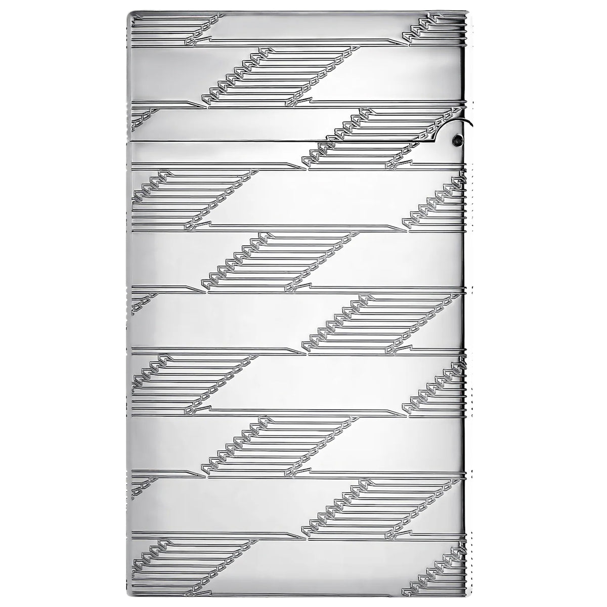 S.T Dupont Le Grand Monogram 1872 Palladium Guilloche Lighter 