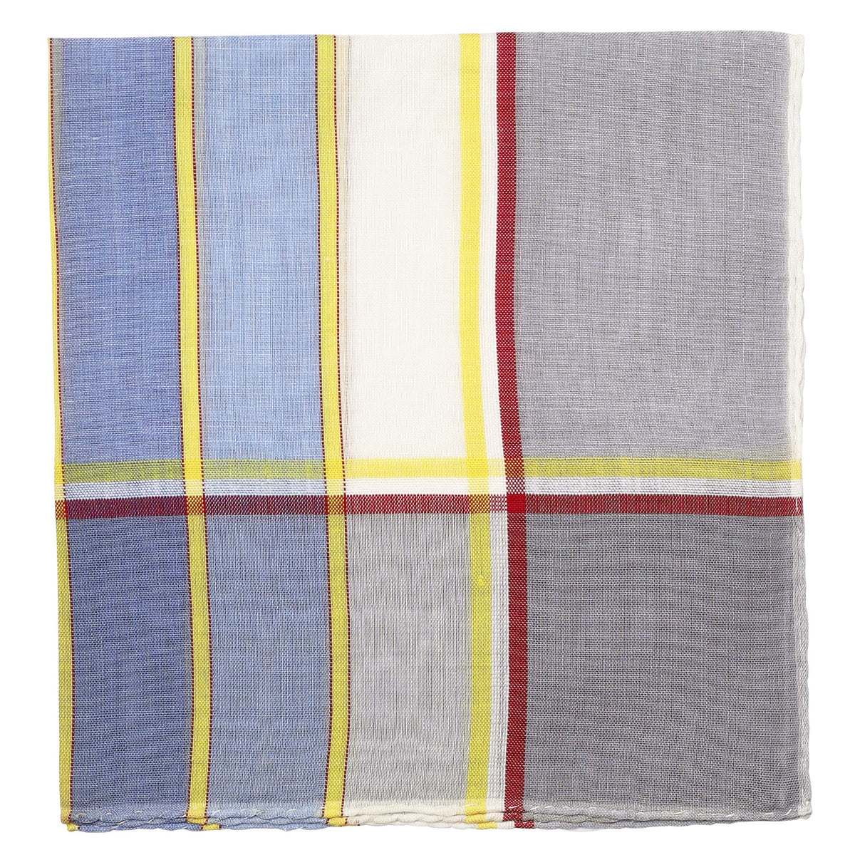 Simonnot Godard Chicago Archival Cotton Pocket Square