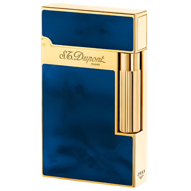 S.T. Dupont Line 2 Atelier Dark Blue Chinese Lacquer Lighter