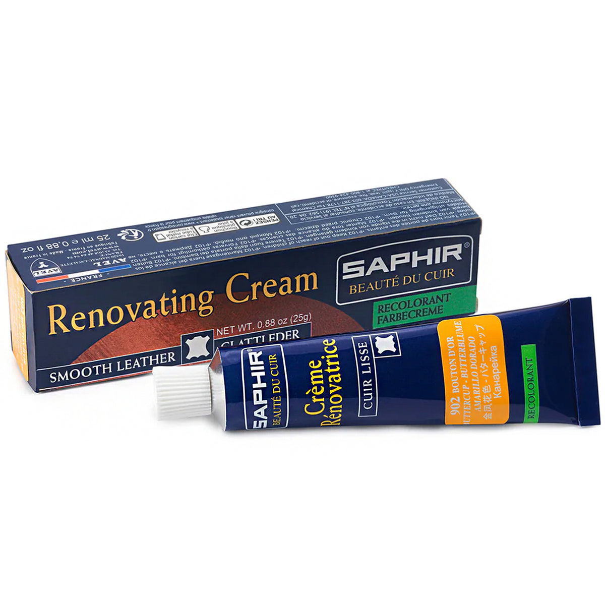 Saphir Beauté du Cuir Renovating Recolorant Repair Cream - 25ml