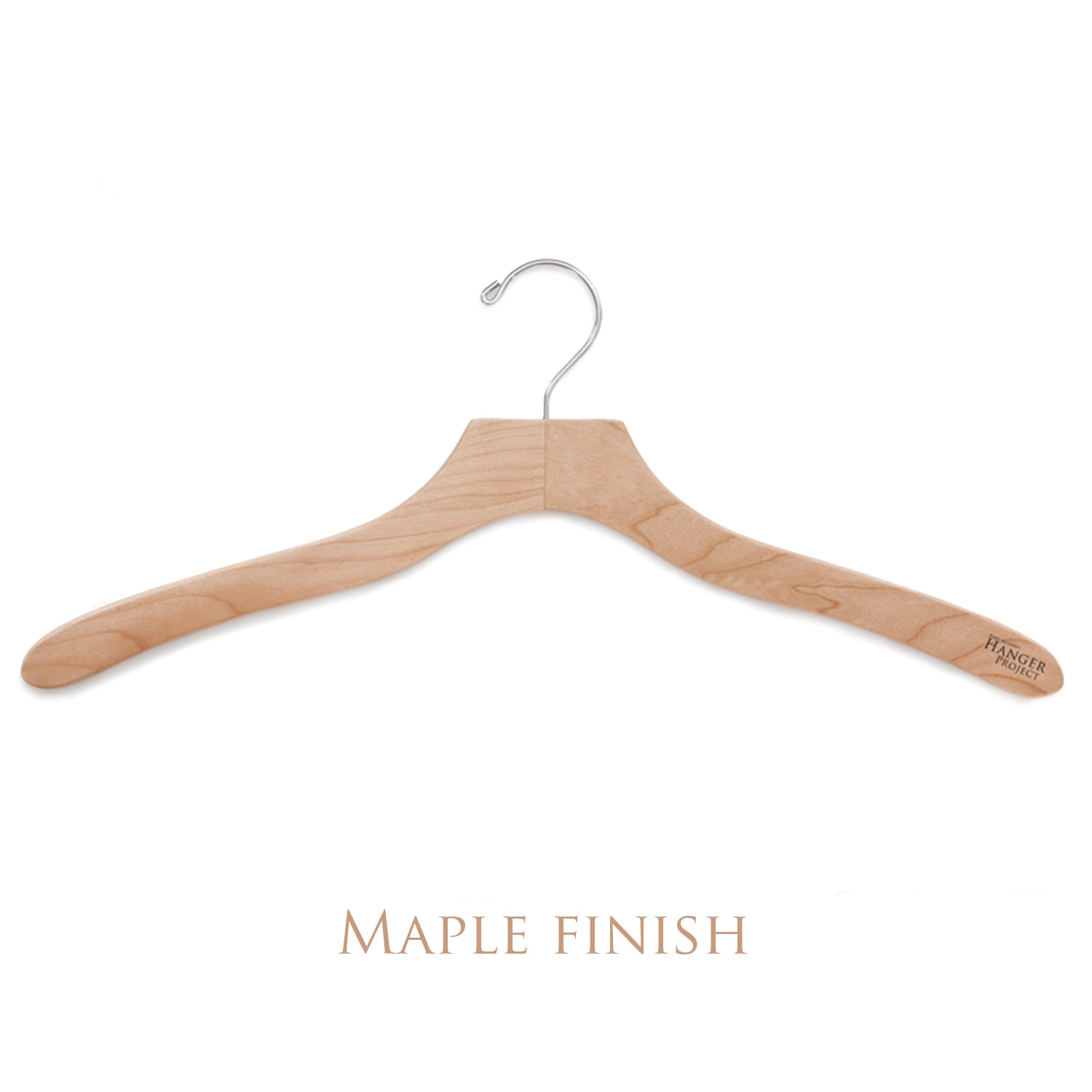 Lifemaster Tough Long Lasting Solid Maple Wooden Clothes Hangers