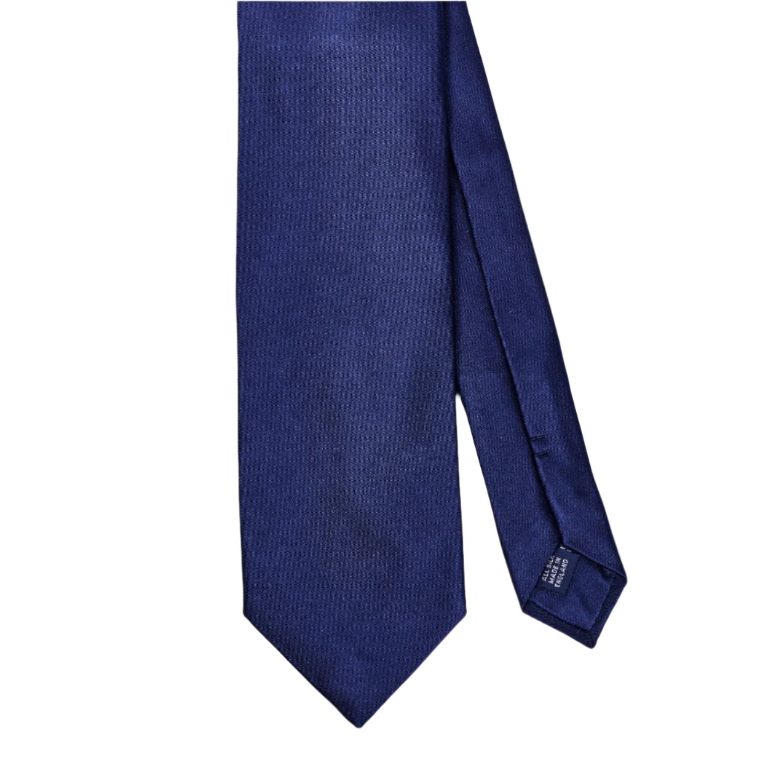 Sovereign Grade Midnight Blue Satin Tie, 150 cm | KirbyAllison.com