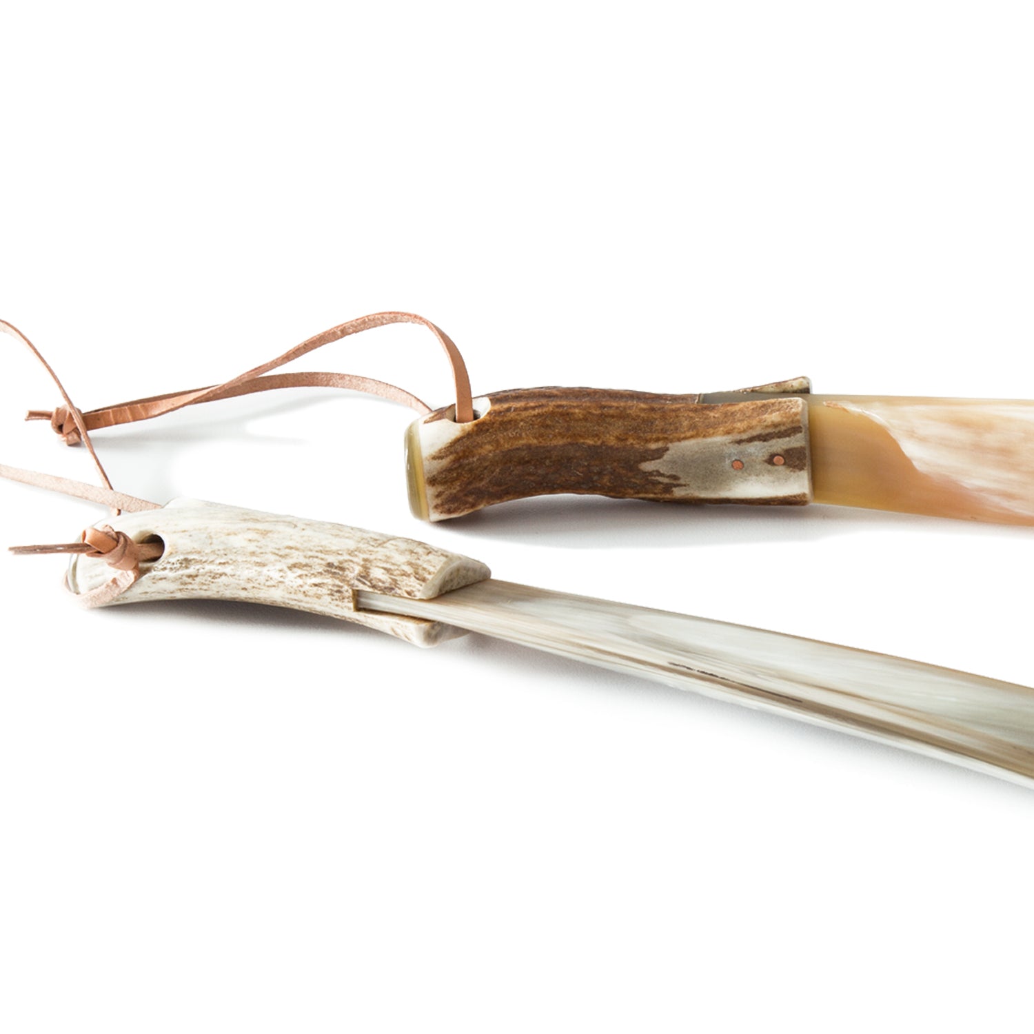 AbbeyHorn 7-inch Stag-Handle Shoehorn | KirbyAllison.com AbbeyHorn 7-inch Stag-Handle Shoehorn | KirbyAllison.com
