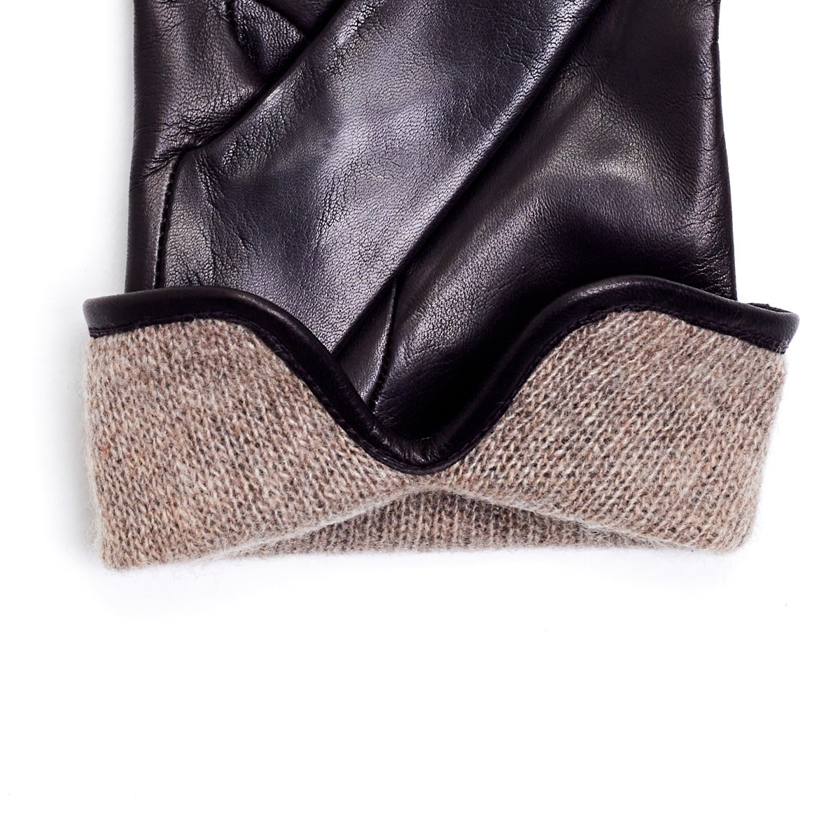 小物 blank coating leather Gloves kmrii Sovereign Grade Dark Brown Nappa Leather Gloves, Cashmere Lined