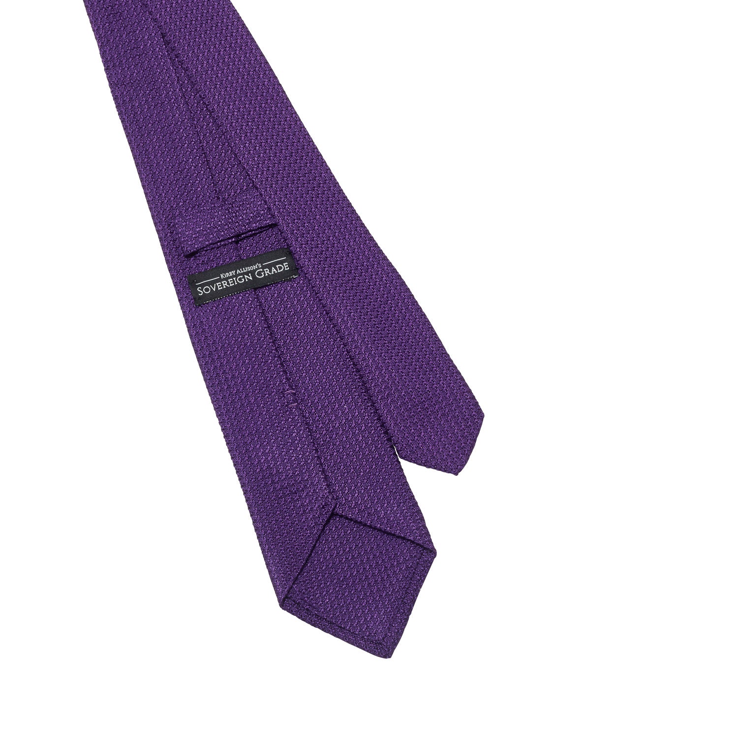 Sovereign Grade Grenadine Grossa Purple Tie | KirbyAllison.com