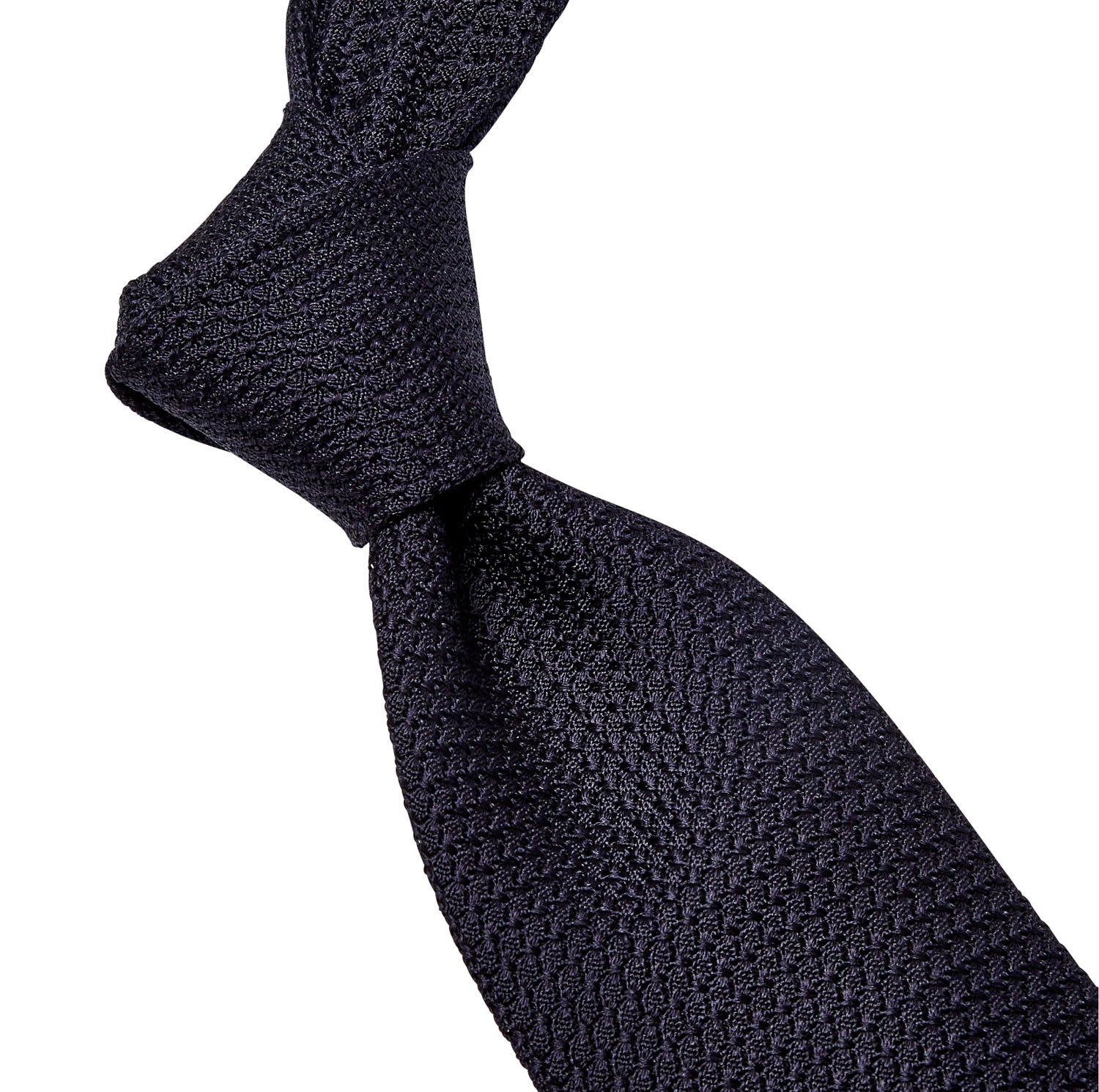 Sovereign Grade Grenadine Grossa Dark Navy Tie | KirbyAllison.com