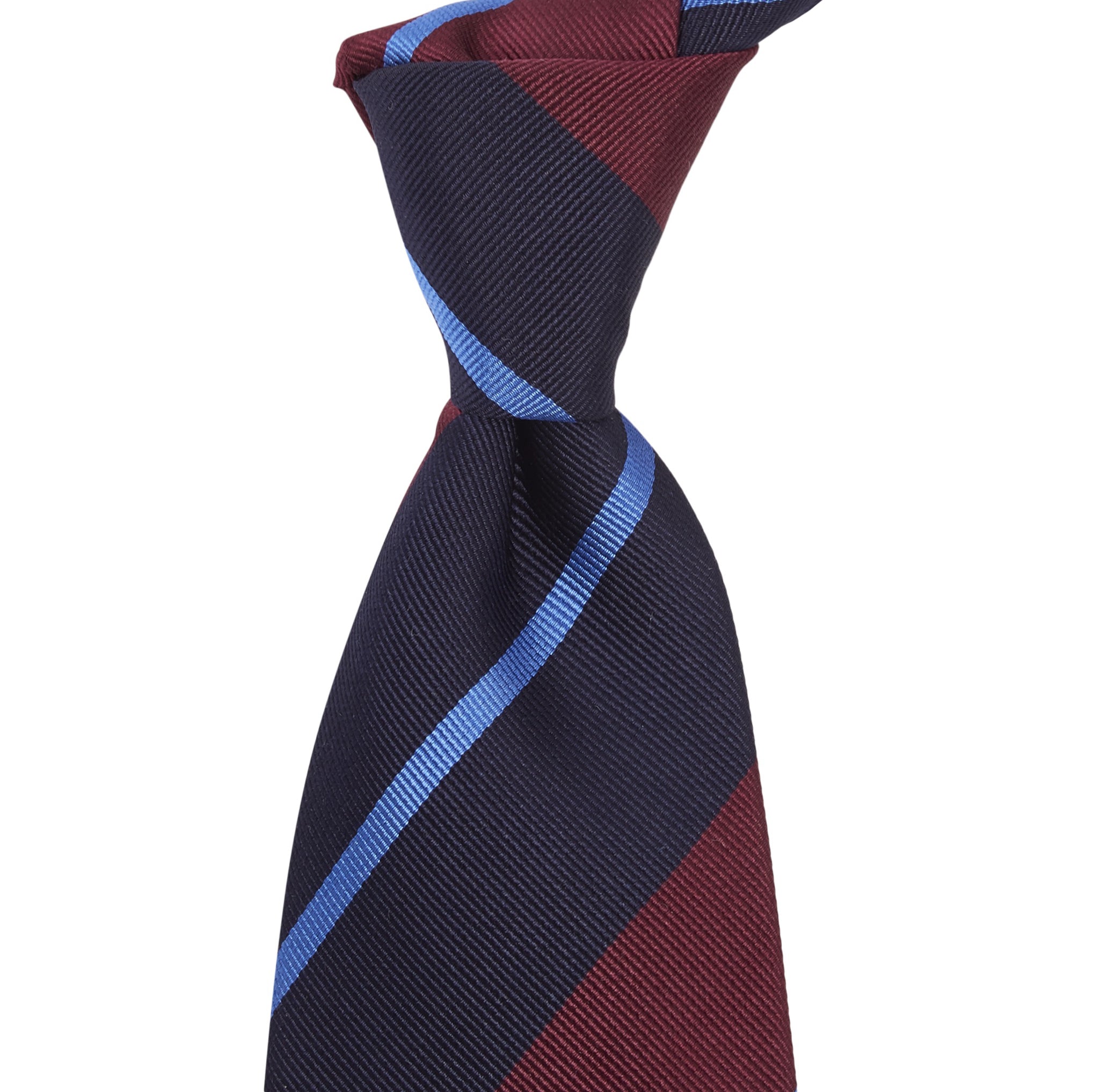 Sovereign Grade Navy/Green Woven Rep Tie, 160 cm | KirbyAllison.com