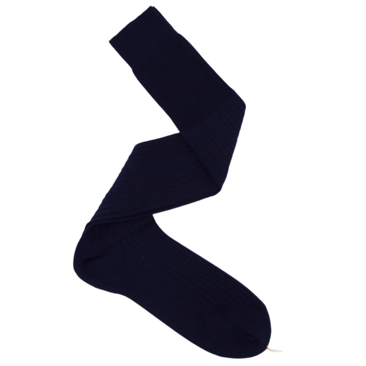 Black 100% Pure Cashmere Over-the-Calf Socks