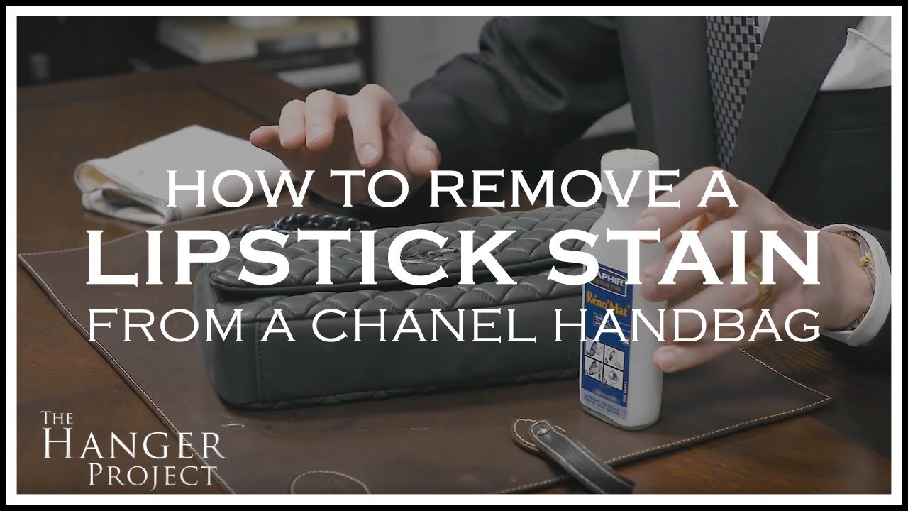 How to Remove a Lipstick Stain from a Chanel Handbag