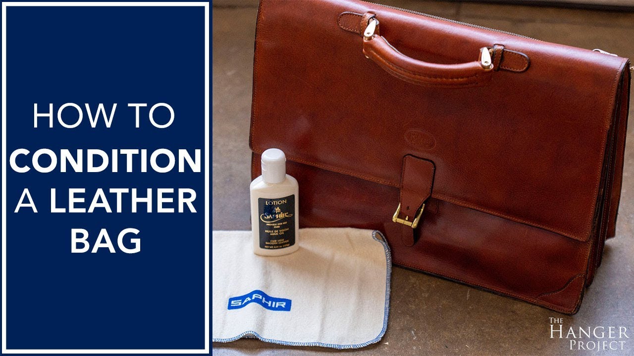 How To Condition A Leather Bag | KirbyAllison.com