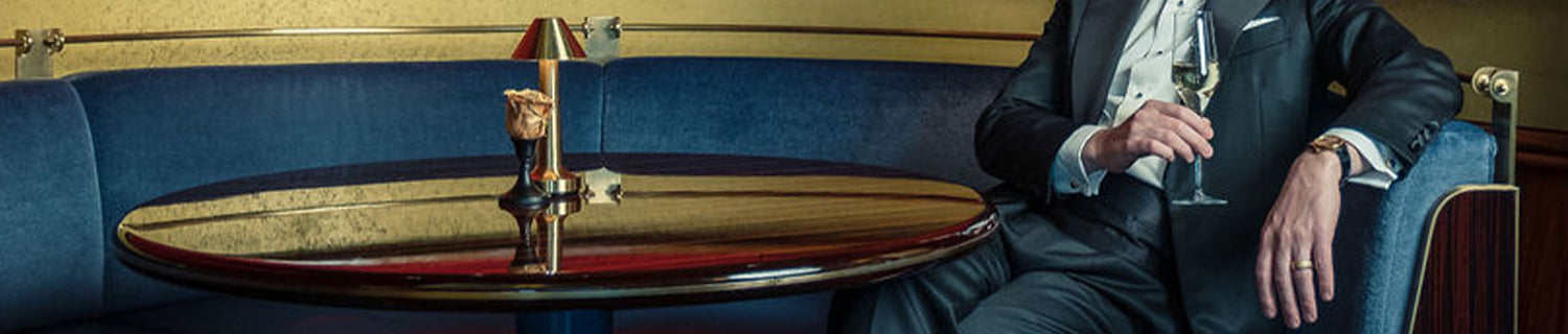 clothing accessories from Kirby Allison make even the ordinary look impeccable, as illustrated by this photograph. 