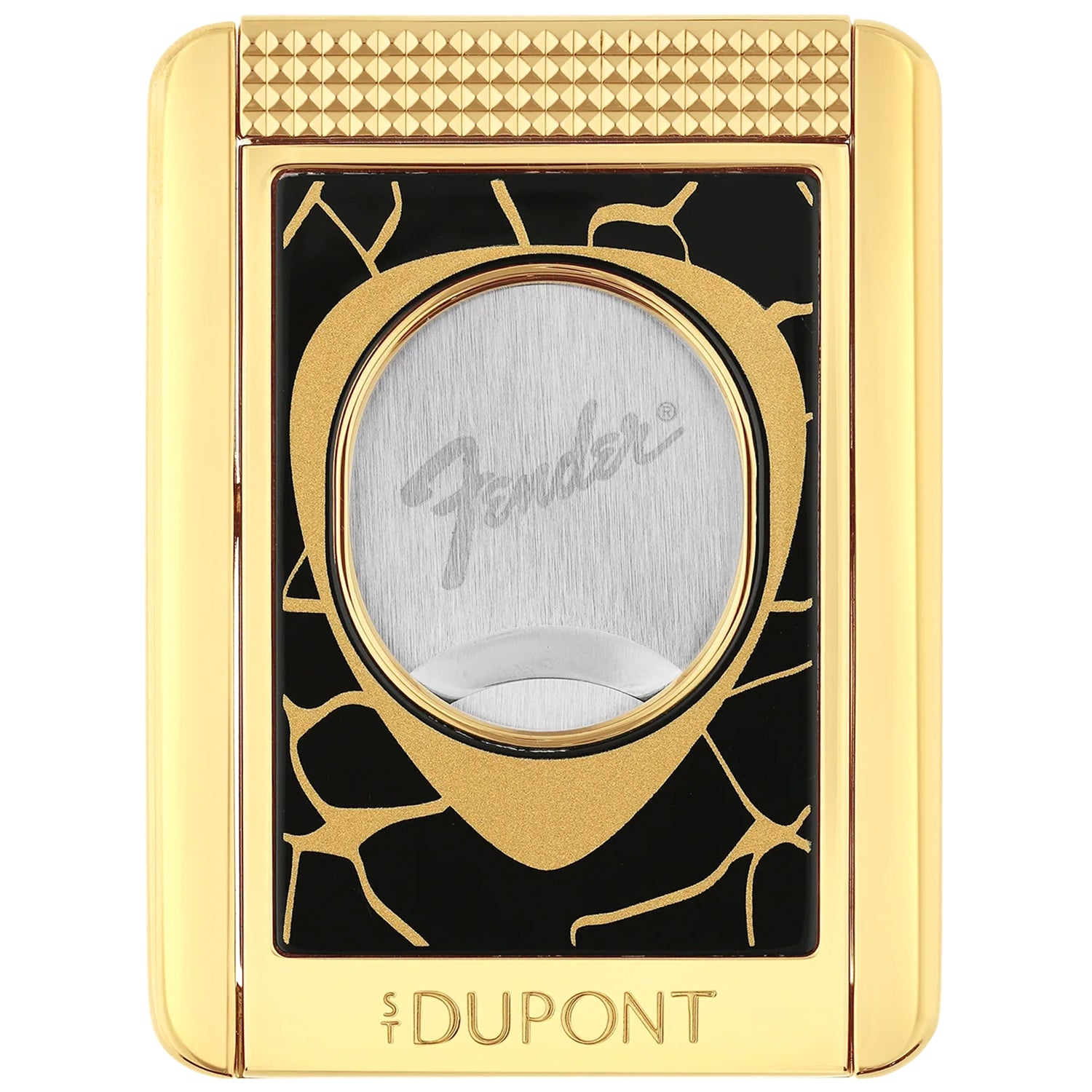 S.T. Dupont Fender Black & Gold Cigar Cutter Stand