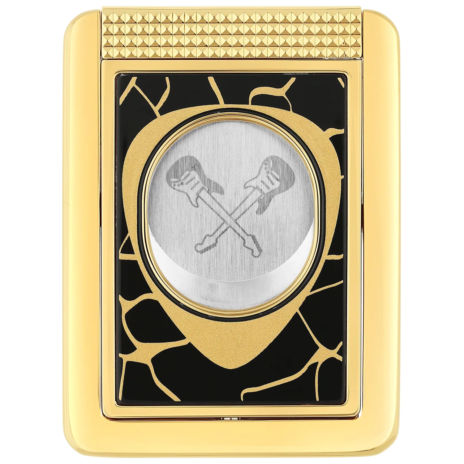 S.T. Dupont Fender Black & Gold Cigar Cutter Stand