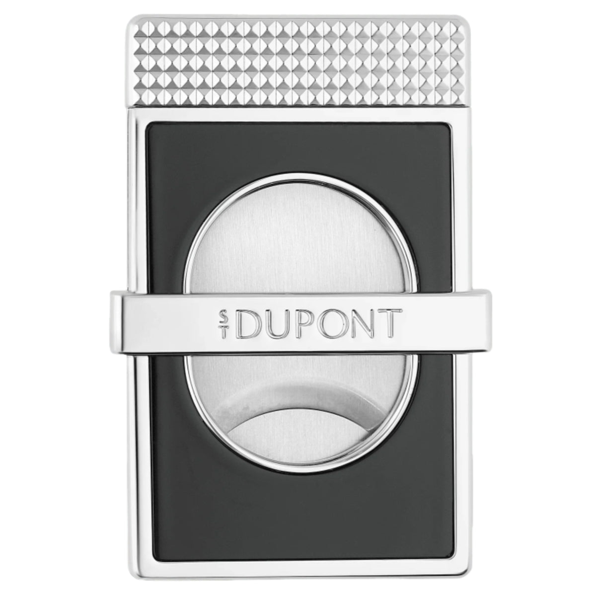 S.T. Dupont Slim Black & Chrome Cigar Cutter