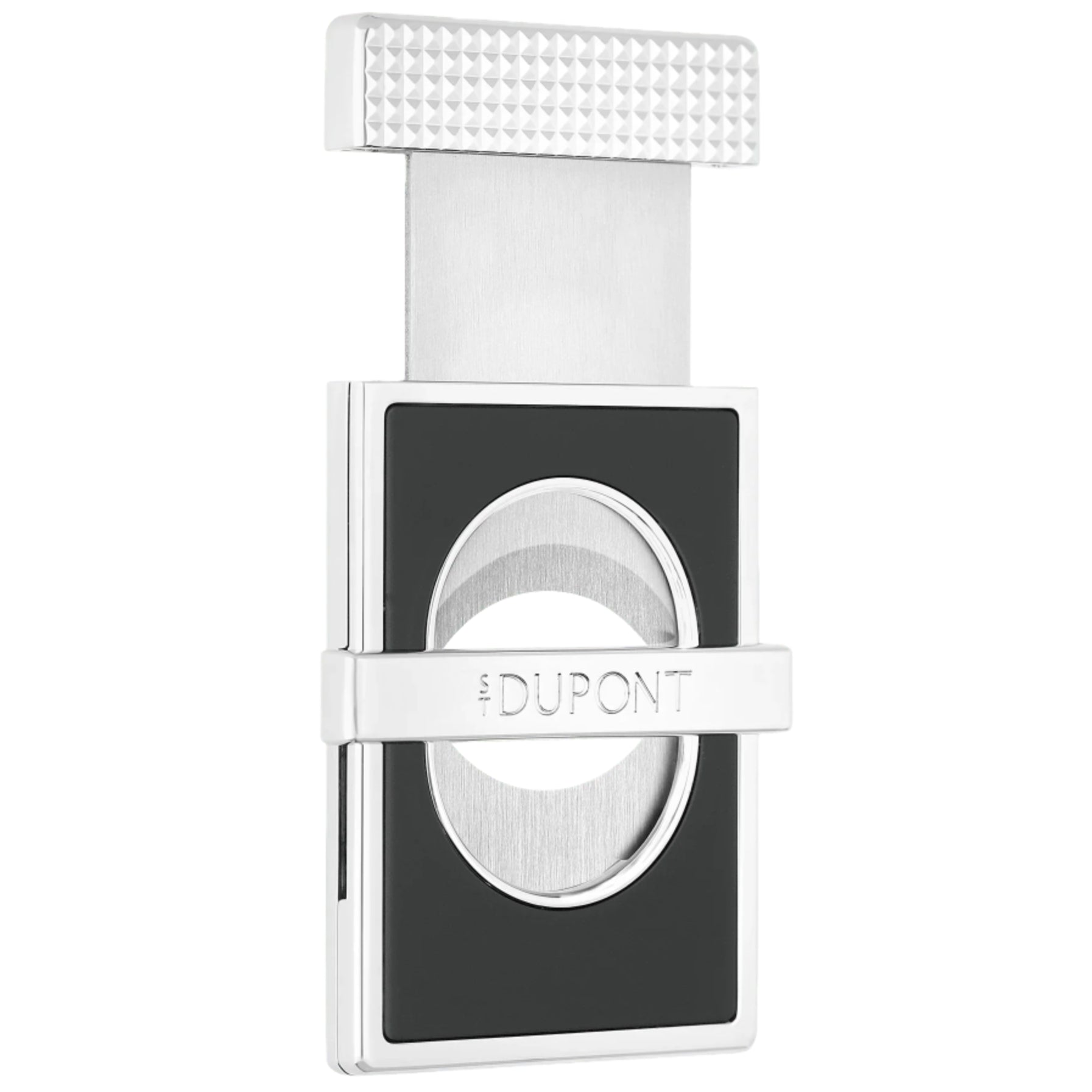 S.T. Dupont Slim Black & Chrome Cigar Cutter