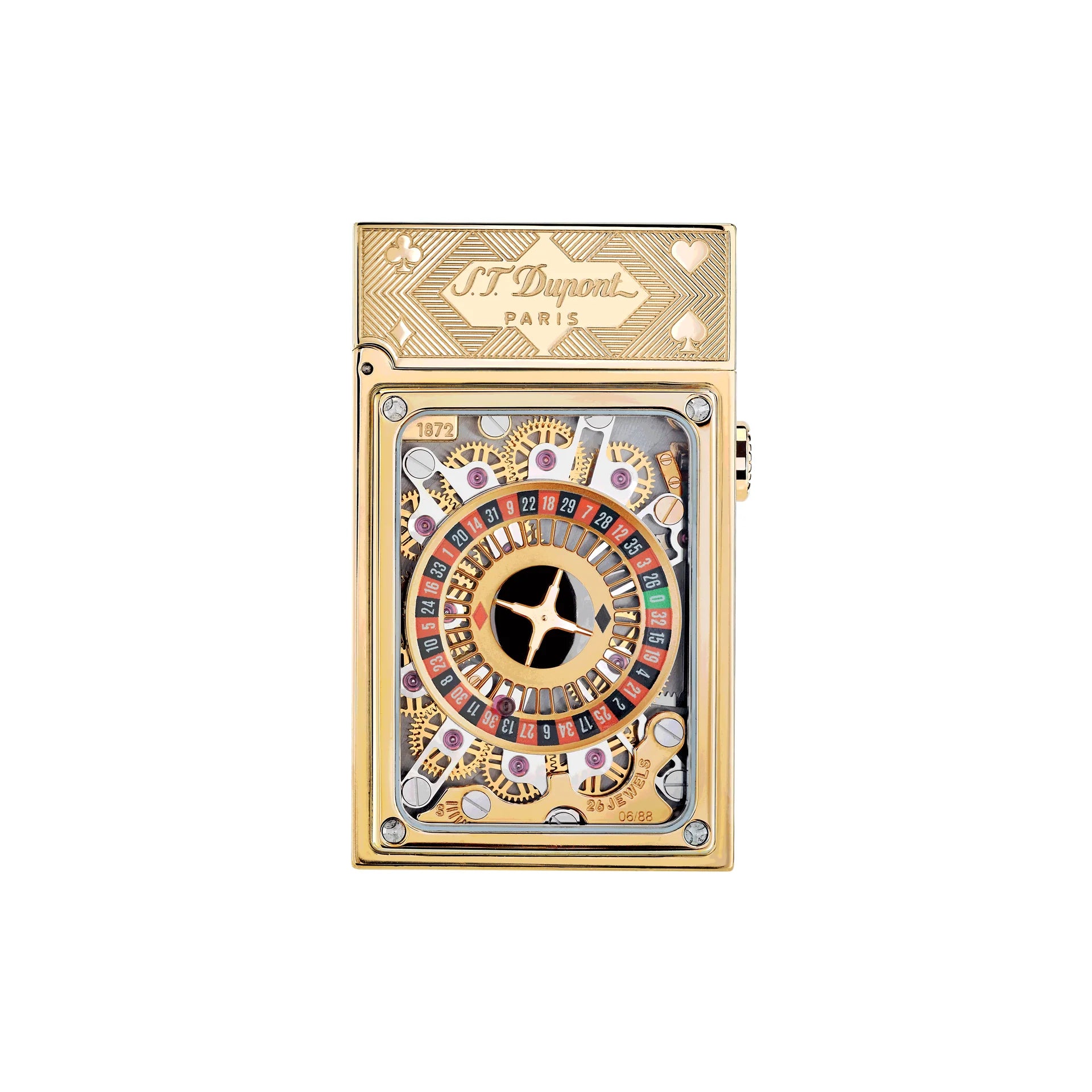 S.T. Dupont Golden Casino Pocket Complication Lighter