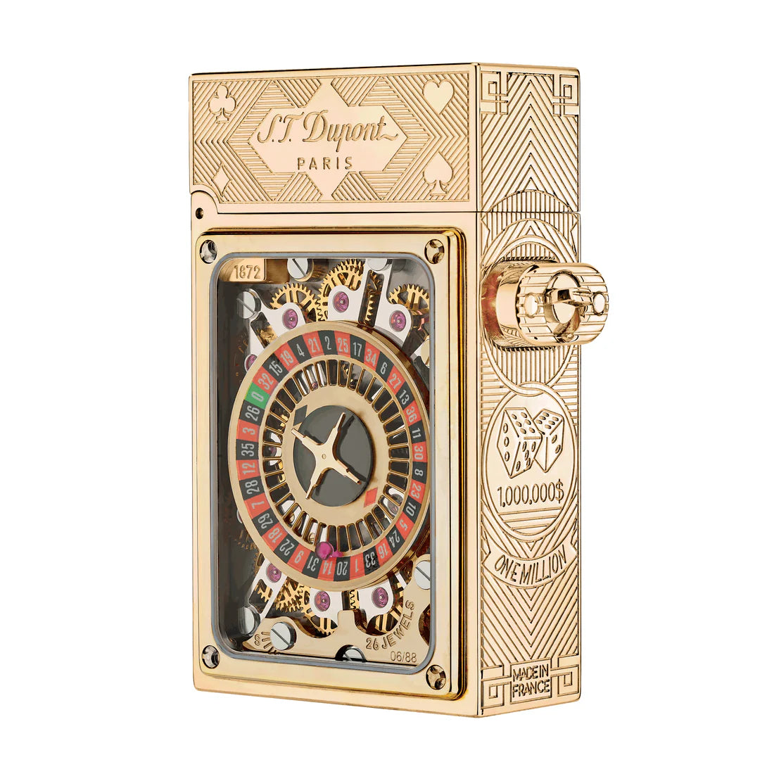 S.T. Dupont Golden Casino Pocket Complication Lighter