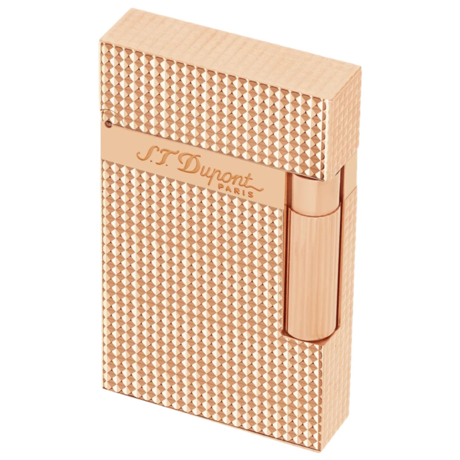 S.T. Dupont Line 2 Rose Gold Diamond Head Lighter