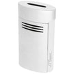 White lighter with three black vents on a white background
