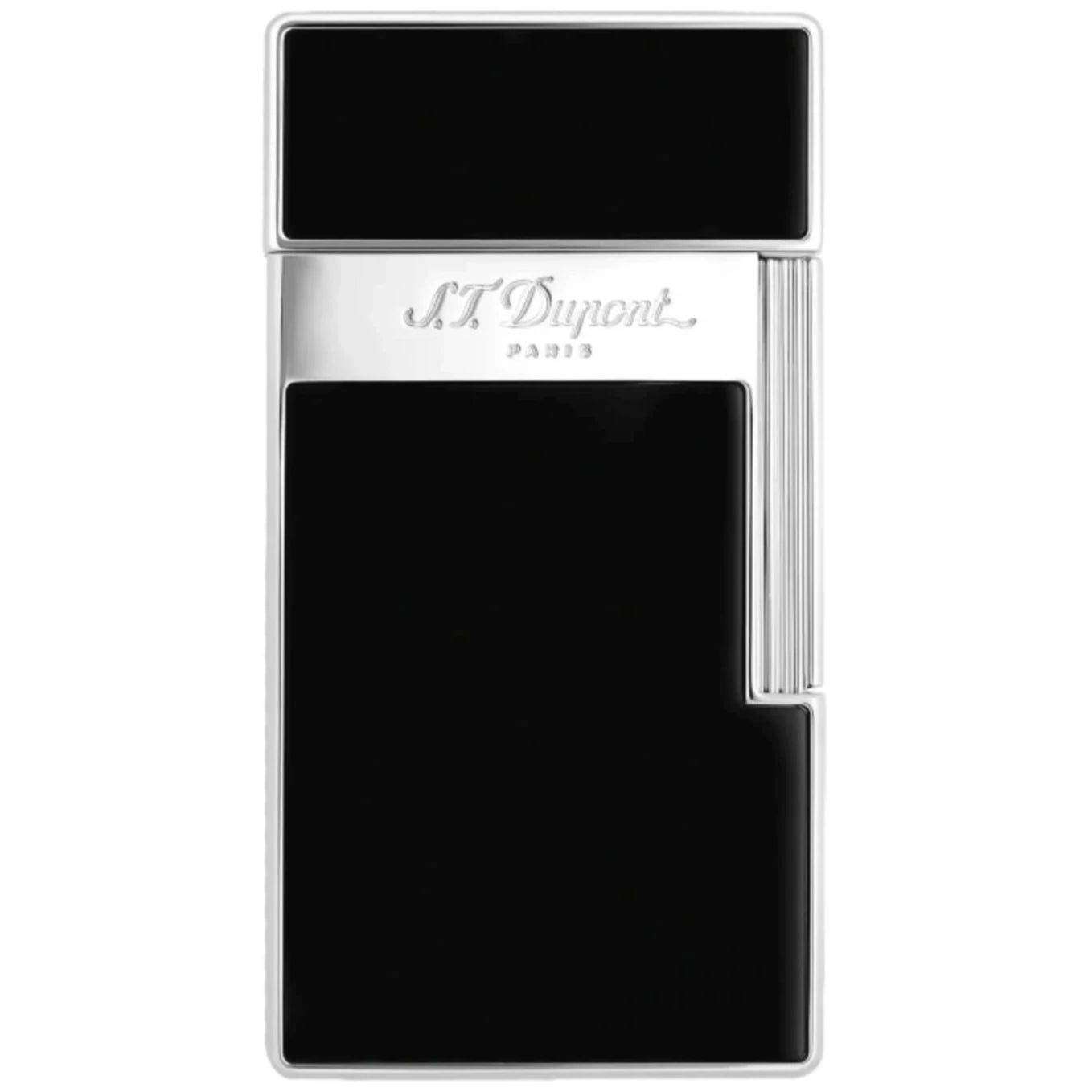 S.T. Dupont Biggy Black and Palladium Jet Flame Lighter