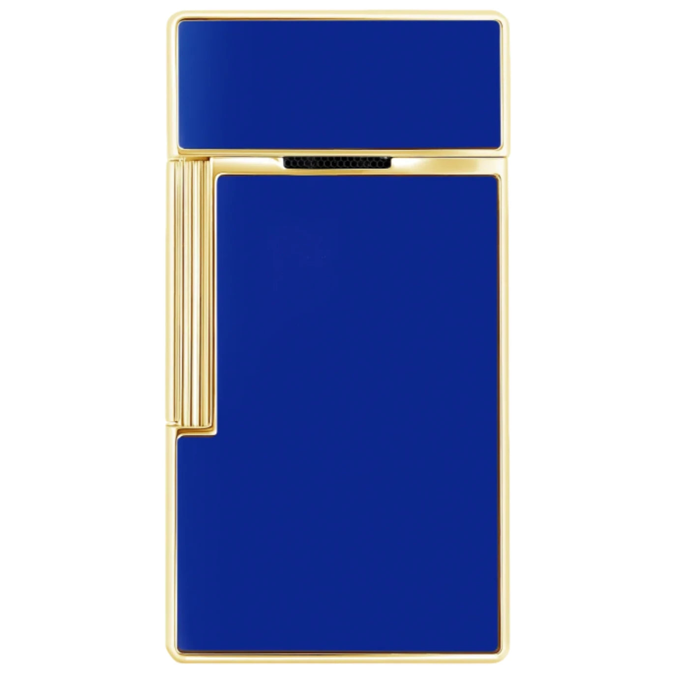 S.T. Dupont Biggy Blue and Gold Jet Flame Lighter