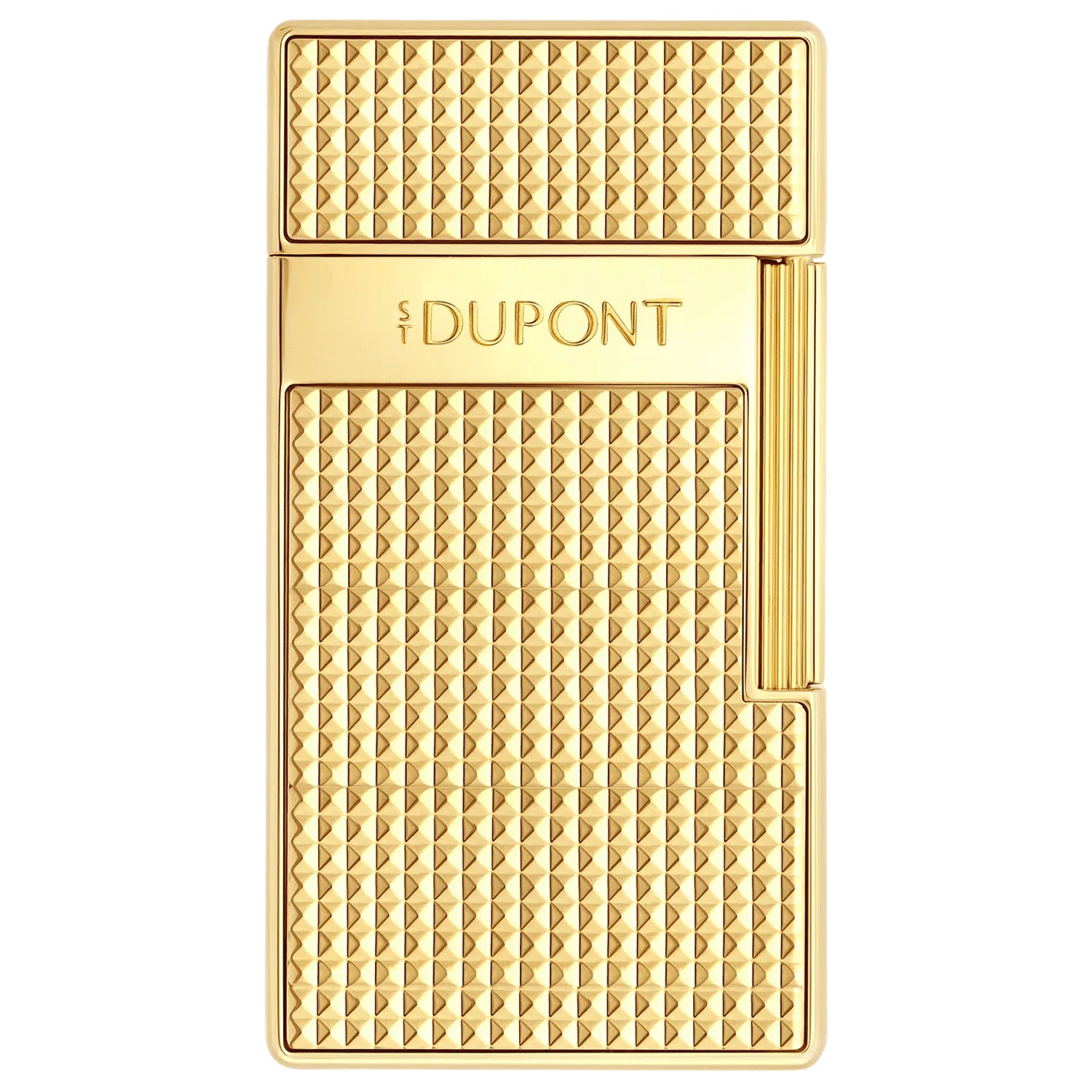 S.T. Dupont Biggy Gold Diamond Head Jet Flame Lighter