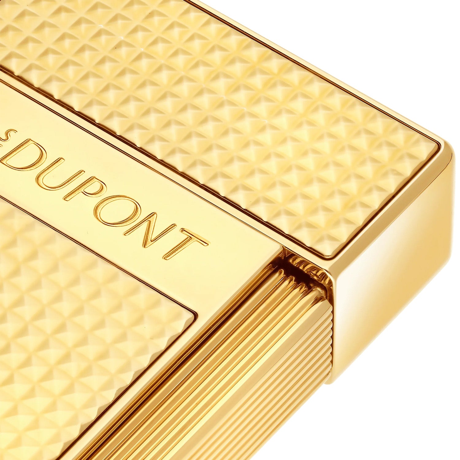 S.T. Dupont Biggy Gold Diamond Head Jet Flame Lighter