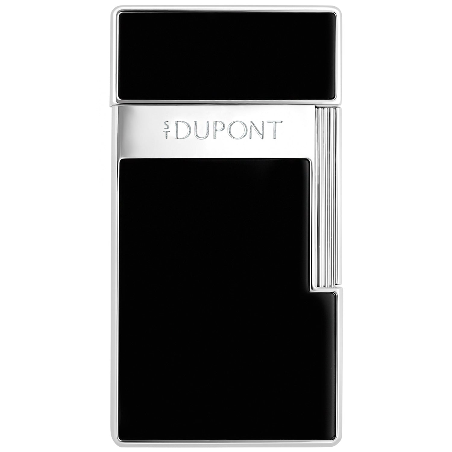 S.T. Dupont Biggy Black and Palladium Jet Flame Lighter