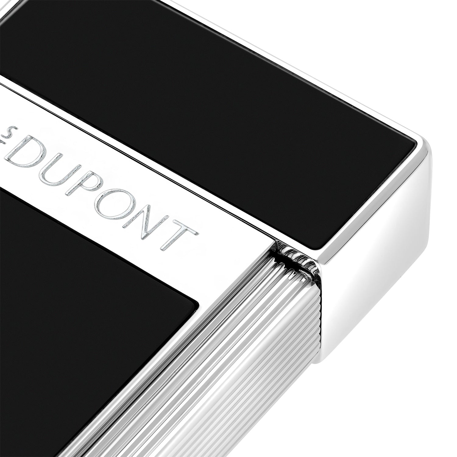 S.T. Dupont Biggy Black and Palladium Jet Flame Lighter