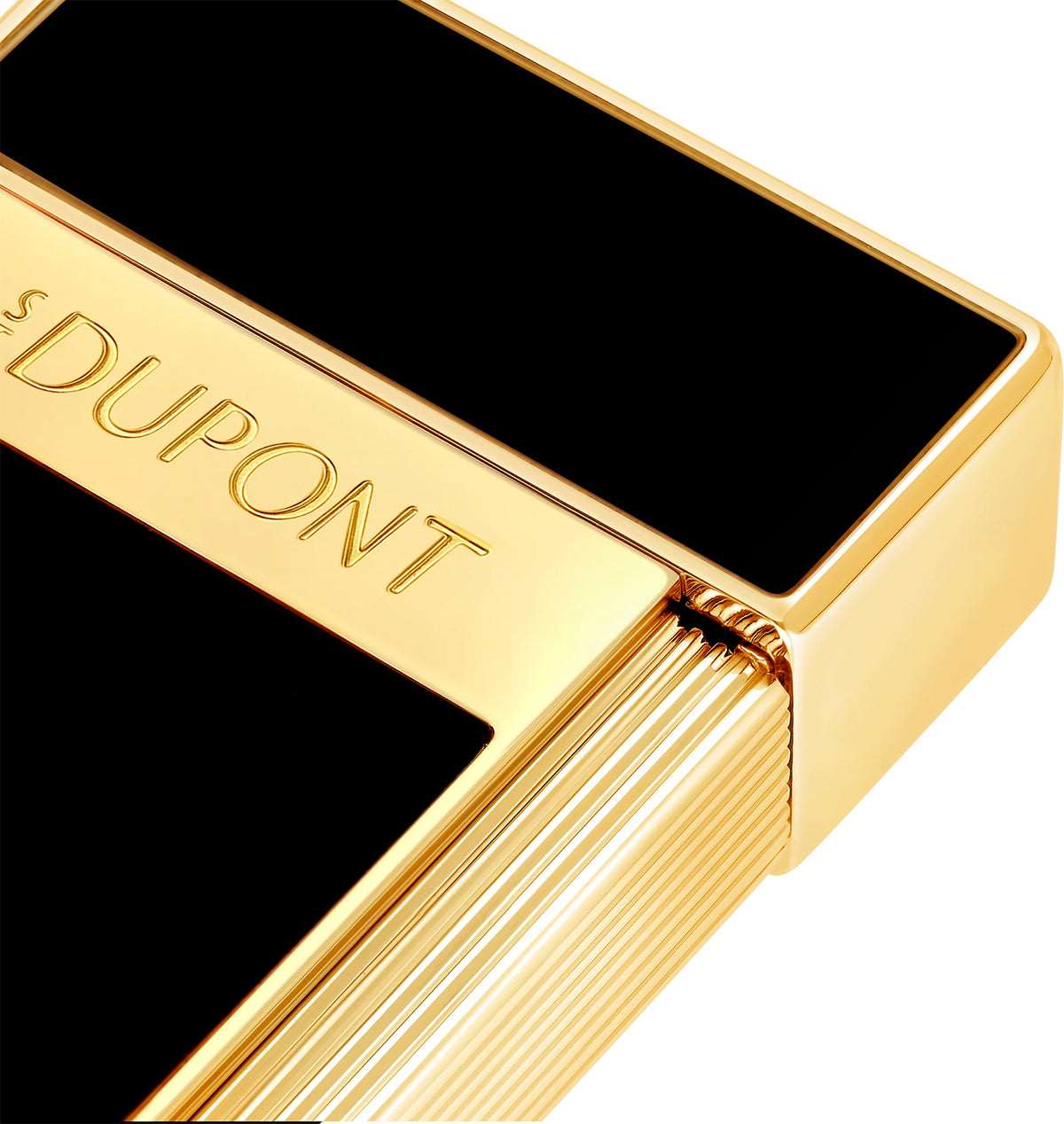 S.T. Dupont Biggy Black and Gold Jet Flame Lighter