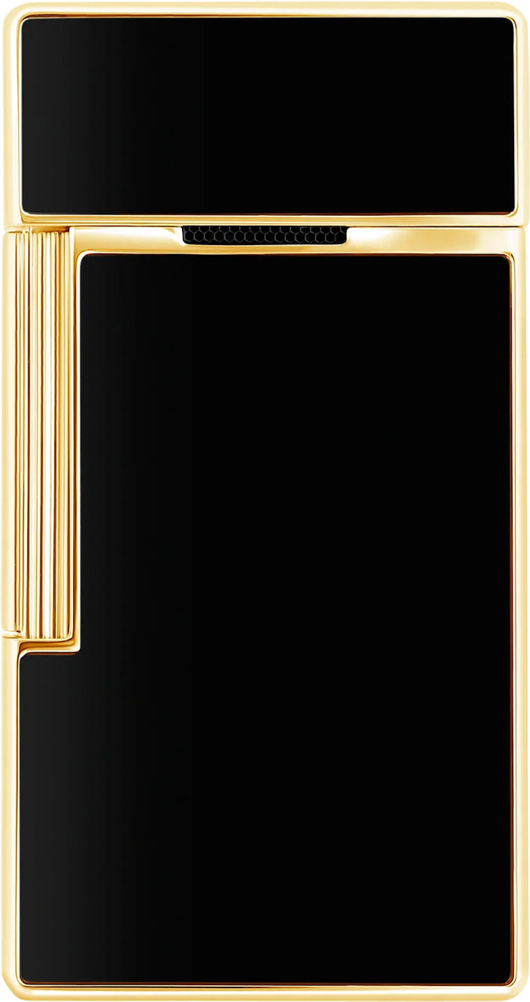 S.T. Dupont Biggy Black and Gold Jet Flame Lighter