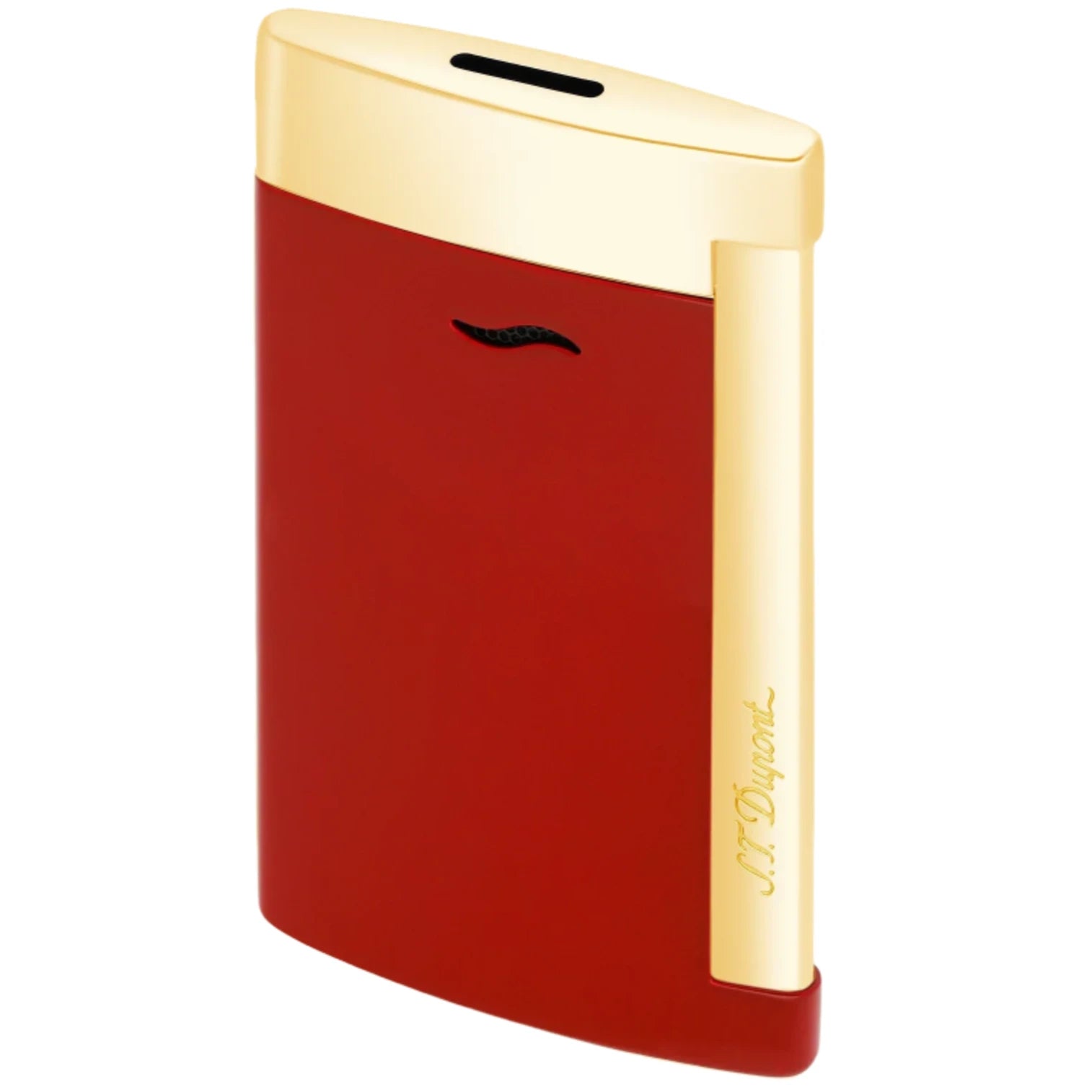 S.T. Dupont Slim 7 Red & Gold Lighter