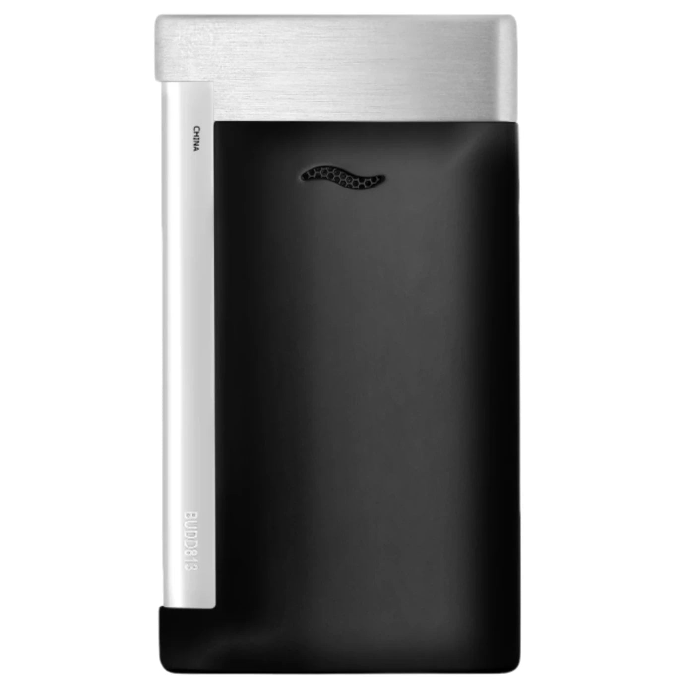 S.T. Dupont Slim 7 Matte Black and Brushed Silver Lighter