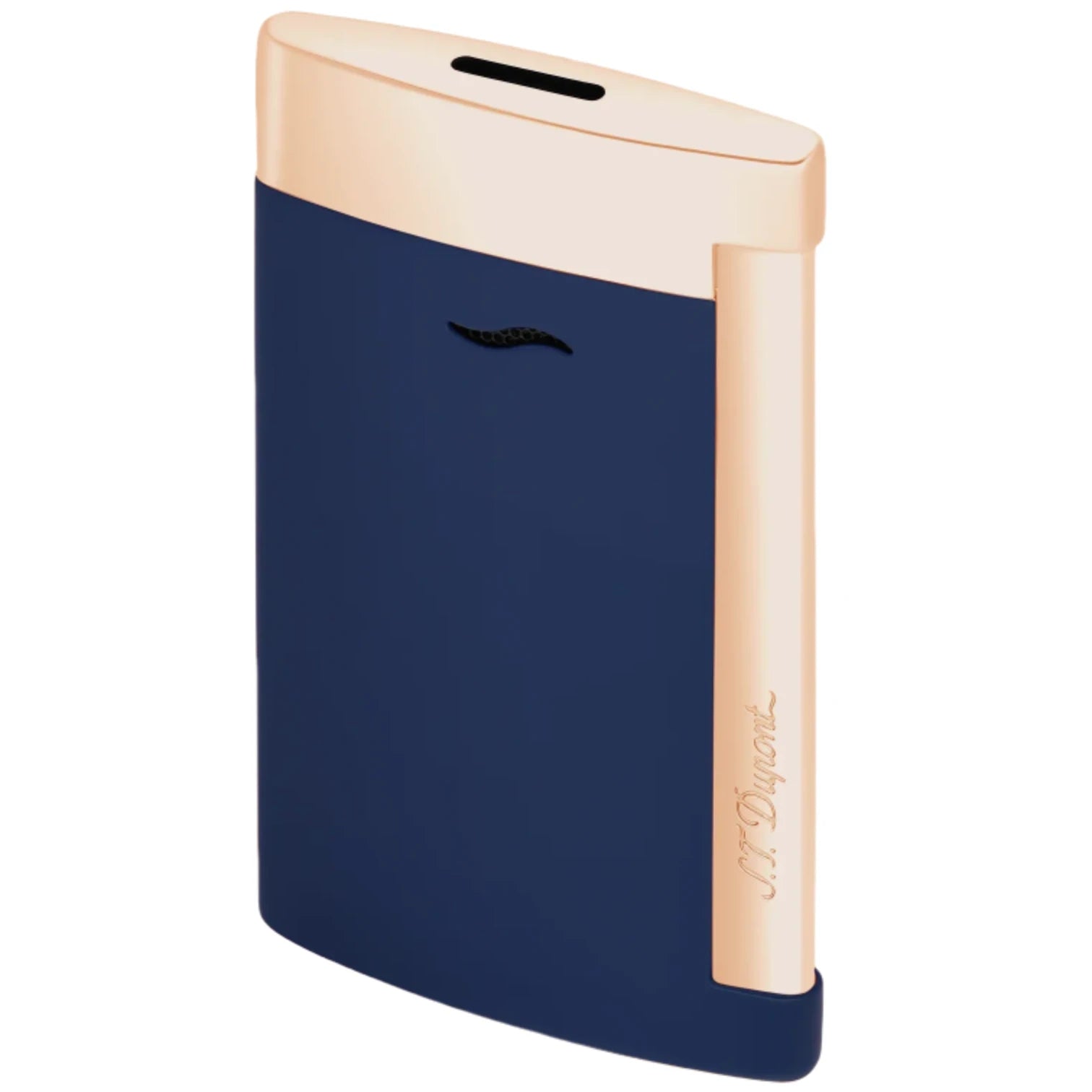 S.T. DuPont Slim 7 Blue and Rose Gold Lighter