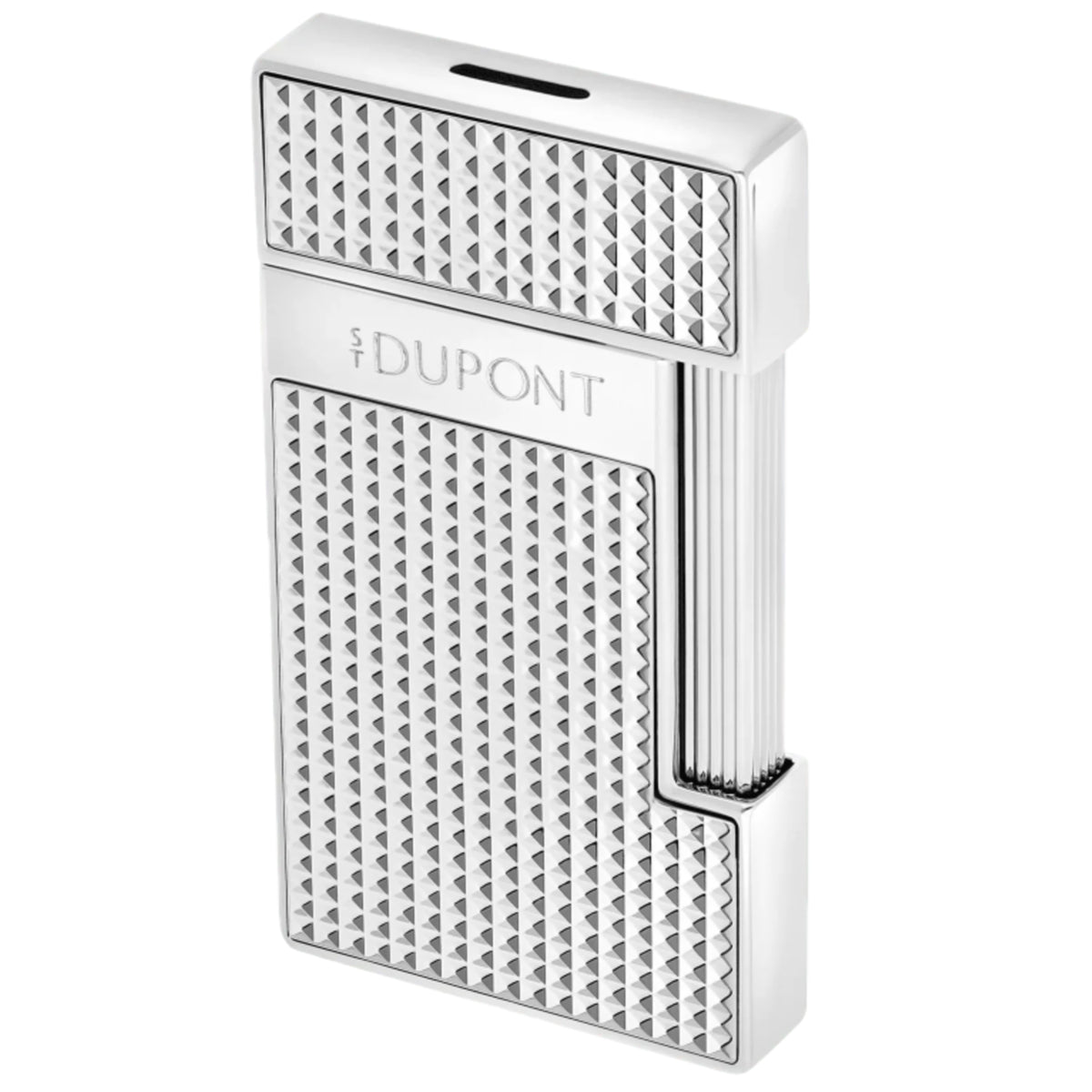 S.T. Dupont Silver Diamond Head Slimmy Lighter