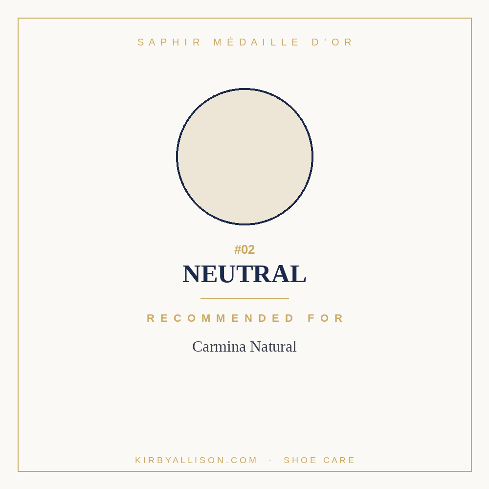 Saphir Médaille d'Or Pommadier Cream Shoe Polish - 75ml