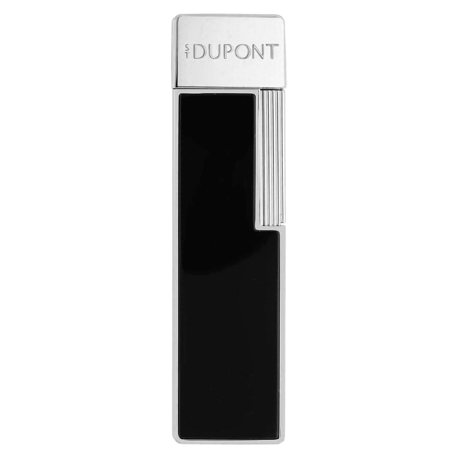 S.T. Dupont Twiggy Chrome Black Lacquered Lighter