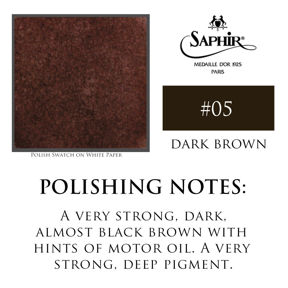 Saphir Cordovan Cream Shoe Polish - 75ml