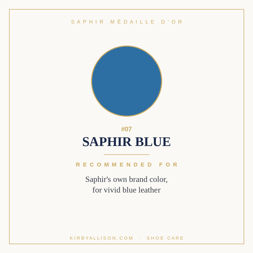 Saphir Médaille d'Or Pommadier Cream Shoe Polish - 75ml