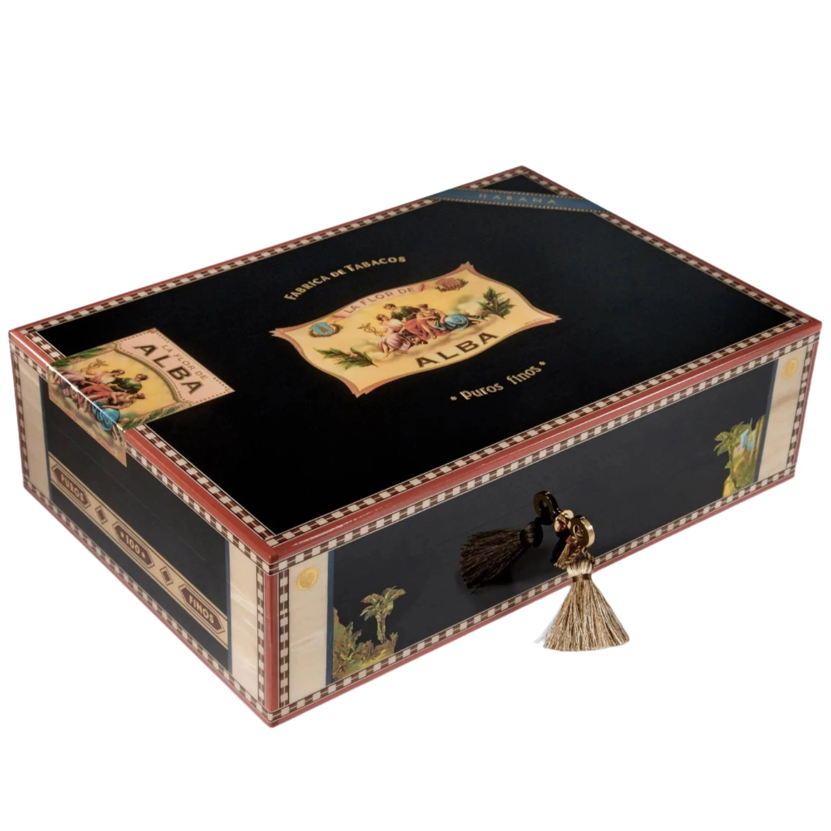 Elie Bleu Black Sycamore Alba Humidor (110 cigars)