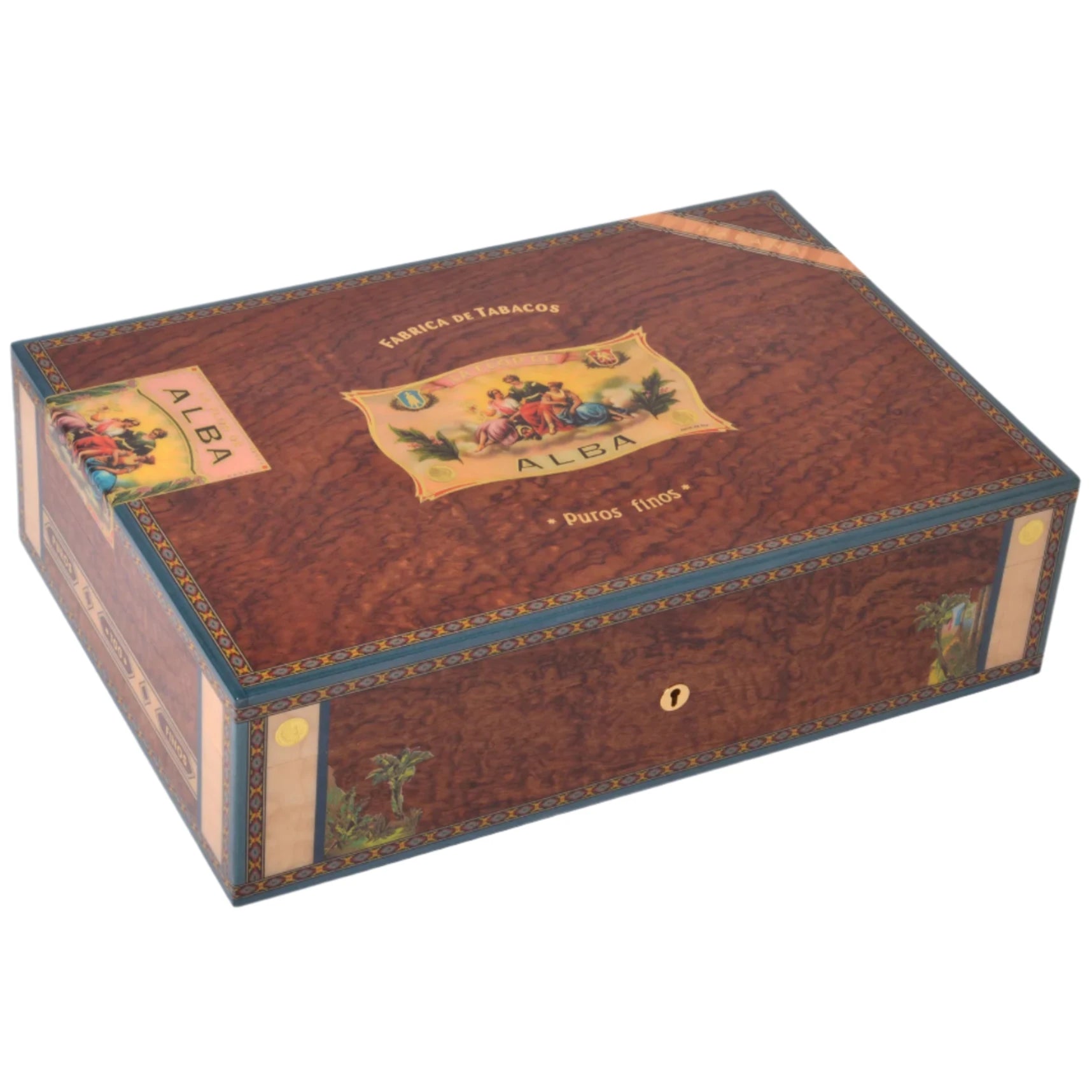 Elie Bleu Bubinga Sycamore Alba Humidor (110 Cigars)