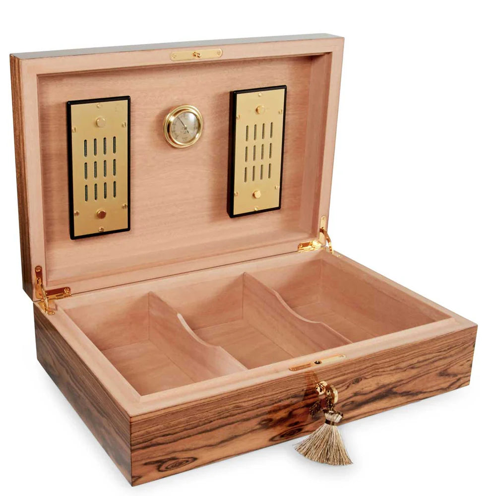 Elie Bleu Flat Bocote Classic Humidor (110 Cigars)