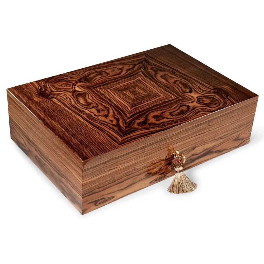 Elie Bleu Flat Bocote Classic Humidor (110 Cigars)
