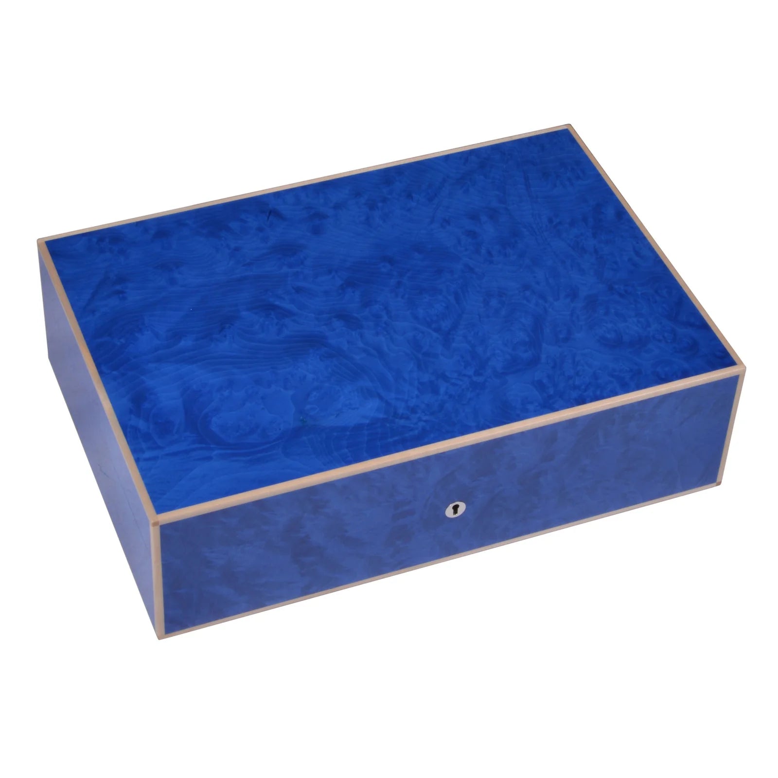 Elie Bleu Blue Madrona Burl Classic Humidor (110 Cigars)